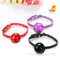 Lindo kawaii mascota gato collar ajustable con campanas